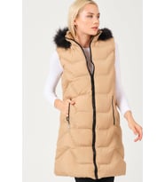 Z6761 DEWBERRY BAYAN YELEK-VİZON