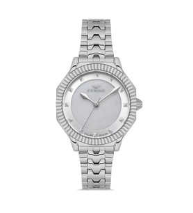 Ferro FL21632AWT-A Quartz Çelik Gri 32 mm Kadın Kol Saati