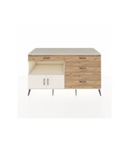 Kronos Konsol Tek Raflı 4 Çekmeceli 2 Kapaklı 176x59x99 Aytaşı-Aytaşı/Çam