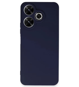 Redmi 13 4G Kılıf First Silikon - Lacivert