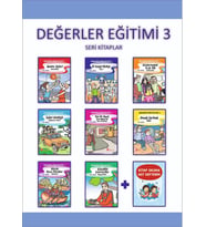 4.ve 5.Sınıflar İçin Değerler Eğitimi Öykü Dizisi + Kitap Okuma Not Defterim (Beyaz)