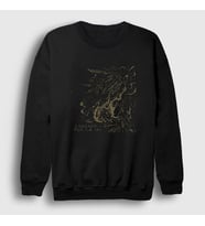 Presmono Unisex Siyah Arson Harakiri For The Sky Sweatshirt 148257tt