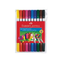 Faber Castell Çift Uçlu Keçeli Boya Kalemi 10'lu