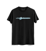 Sword Art Online Dijital Baskılı Siyah Tshirt