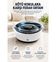 Küllük Duman Giderici Temizlenebilir Elektronik Pilli