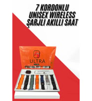 Unısex 7 Kordonlu Çok Fonksiyonlu Nabız Ölçer Uyku Takibi
