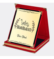 PLAKET - LOGOLU PLAKET- YILIN BABASI