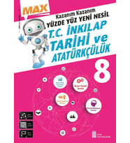 8. Sınıf T.C. İnkılap Tarihi ve Atatürkçülük Max Soru Bankası