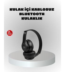 Kablosuz Bluetooth Kulaklık – TF Kart, AUX, Mikrofonlu, Suya Dayanıklı, 10m Menzil