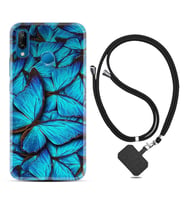 Huawei P20 Lite Mate 10 20 Lite Pro P40 Lite KılıfBoyun Askılı Silikon Owl 1351