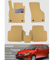 KİA RİO HATCHBACK (2005-2011) Uyumlu EVA Paspas Tam Set–Araca Özel,Kolay Montaj,Su Geçirmez
