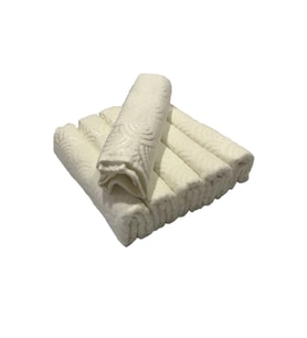 Bulteks Jakarlı Kadife Desen 2 Havlu 30X50