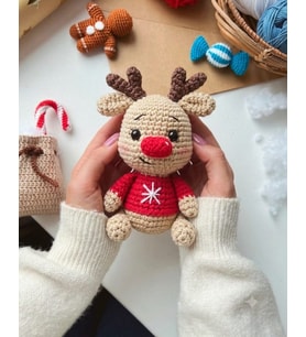 YENİYIL HEDİYESİ EL ÖRGÜSÜ AMİGURUMİ