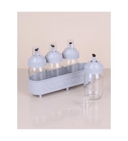 Dörtlü Cam Yağlık Seti 370Cc Royaleks-3384