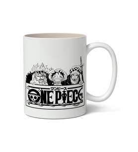 One Piece Baskılı Kişiye Özel Kupa Bardak - Sevgiliye Arkadaşa Hediye (Beyaz)