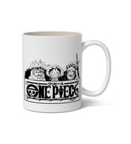 One Piece Baskılı Kişiye Özel Kupa Bardak - Sevgiliye Arkadaşa Hediye (Beyaz)