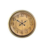 52 cm Eskitme Metal Retro Duvar Saati (Standart)