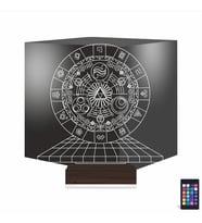 Luvivia Zaman Kapısı Mistik Astroloji 3D Lamba - Masa Gece Lambası