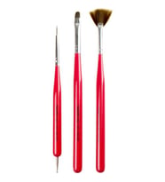 Nascita Nail Art Tırnak Süsleme Fırça Seti 3'lü - 06