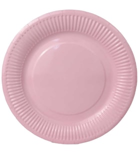 TABAK KARTON MAKARON PEMBE 23 CM PK:8-