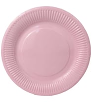 TABAK KARTON MAKARON PEMBE 23 CM PK:8-