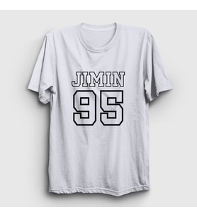 Presmono Unisex Beyaz 95 K Pop Jimin Bts T-Shirt 272057tt (Beyaz)