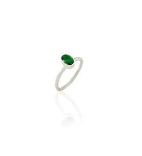 Kadir Jewellery 925 Ayar Gümüş Kaplama Zirkon Taşlı Kadın Minimal Yüzük