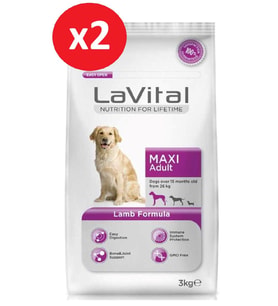 Lavıtal Dog Maxı Adult Lamb Köpek Maması 3 Kg*2 Adet