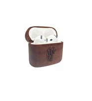 Kişiye Özel Ahşap Airpods 4.Nesil Fil Lazer Baskılı 4.Nesil Kılıf Walnut Guard Pro (Açık Ceviz)