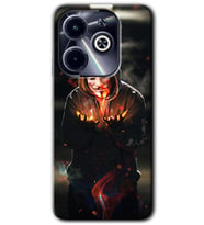 İnfinix Hot 40i Kılıf HD Desen Baskılı Kılıf - V for Fire