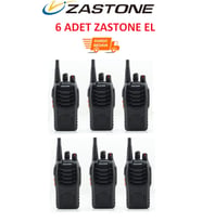 Zastone ZT-V68 6'lı El Telsizi Siyah