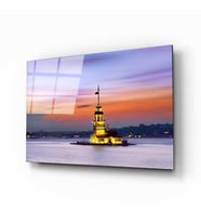 Kız Kulesi 3 Cam Tablo