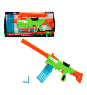Air Warriors Exterminator 25 Metre Menzil 14 Dartlı ve Çıkarılabilir Namlulu Sünger Dart Atan Silah