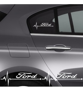 Ford Sierra İçin Uyumlu Aksesuar Oto Ritim Sticker 2 Adet 20*9 Cm