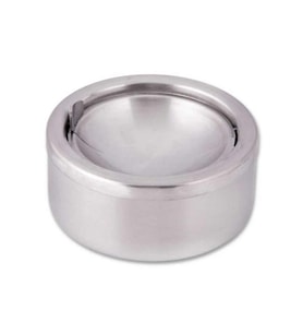 Omnisoft EPX BK-12 Basmalı Paslanmaz Çelik Hazneli Kül Tablası 12 cm