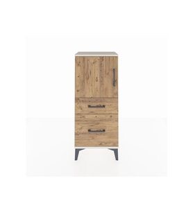 Arges Komodin 2 Raflı 2 Çekmeceli Tek Kapaklı 44x30x106 Aytaşı-Çam