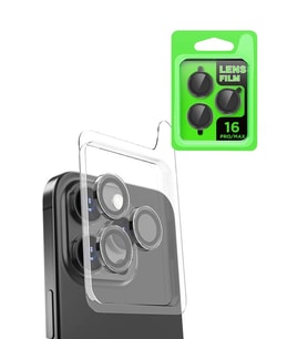 Newface Apple iPhone 16 Pro Max Raze Metal Kamera Lens - Siyah