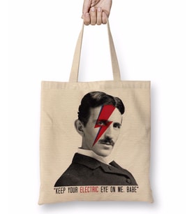 Nikola Tesla Electric Eyes Bez Çanta Uzun Saplı