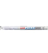 Uni-Ball Markör Boyama Kalemi Paint Marker 0.8-1.2 Mm Beyaz (12 Li Paket)