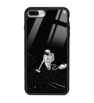 iPhone 8 Plus Astronot Tatiana Tasarımlı Glossy Telefon Kılıfı