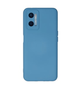 Oppo A96 Kılıf Nano İçi Kadife Silikon - Mavi