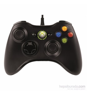 Microsoft Xbox 360 Common Controller Win Kablolu Uzaktan Hem PC -Xbox 360 Uyumlu (Siyah)