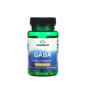 Swanson Gaba 250 mg 60 capsules