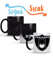 Batman Crusader Sihirli Kupa Bardak Porselen
