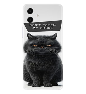 Samsung Galaxy A07 (SM-A075F) Kılıf Boutique Baskılı Resimli Don't Touch Cat Pcode -011