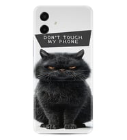Samsung Galaxy A07 (SM-A075F) Kılıf Boutique Baskılı Resimli Don't Touch Cat Pcode -011