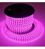 Neon Led Pempe Renk 5 Metre -12 Volt Uyumlu (Pembe)