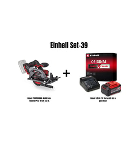 Einhell Set-39 (Einhell Akülü Daire Testere TP-CS 18/136-C Li BL+Einhell 5,2 Ah Akü & Şarj Cihazı)
