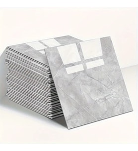 Mermer Desen Duvar Sticker Gri 30 x 30 Cm 1 Adet