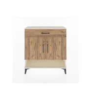 Arges Şifonyer 2 Raflı Tek Çekmeceli 2 Kapaklı 88x30x96 Aytaşı-Çam